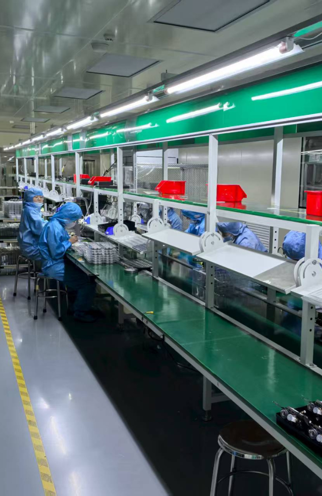 ESD-safe assembly line